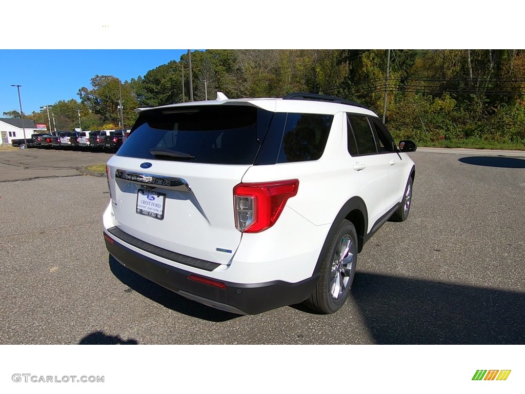 2020 Explorer XLT 4WD - Oxford White / Ebony photo #7