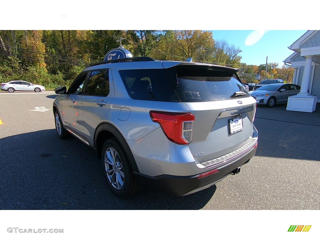 2020 Explorer XLT 4WD - Iconic Silver Metallic / Ebony photo #5