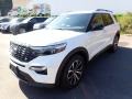 2020 Star White Metallic Tri-Coat Ford Explorer ST 4WD  photo #5