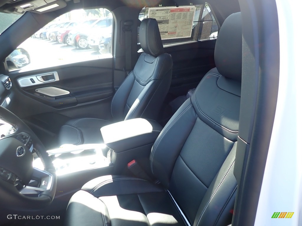 2020 Explorer ST 4WD - Star White Metallic Tri-Coat / Ebony photo #10