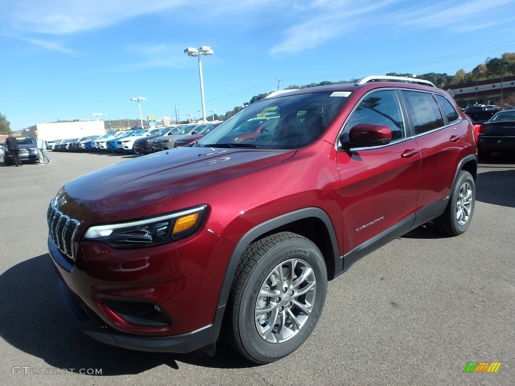 Velvet Red Pearl 2020 Jeep Cherokee Latitude Plus 4x4 Exterior Photo #135717061
