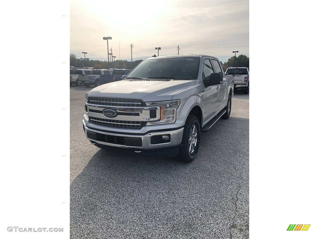 2019 F150 XLT SuperCrew 4x4 - Ingot Silver / Earth Gray photo #1