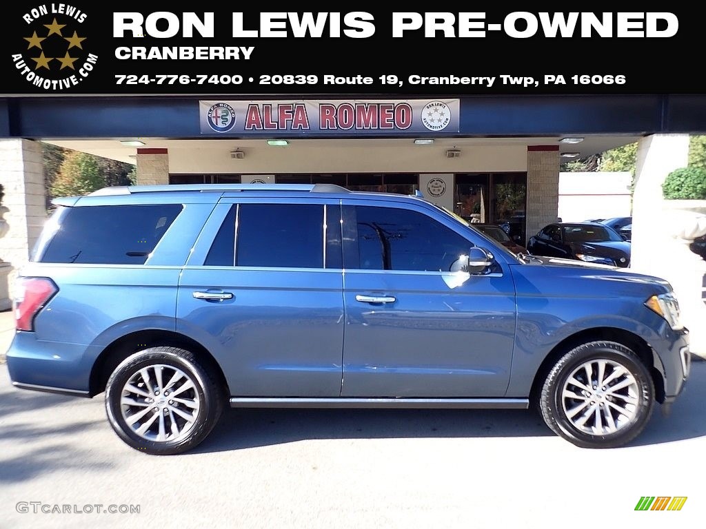 2018 Expedition Limited 4x4 - Blue / Ebony photo #1