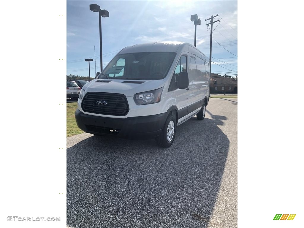 2019 Transit Van 250 MR Long - Oxford White / Charcoal black photo #1