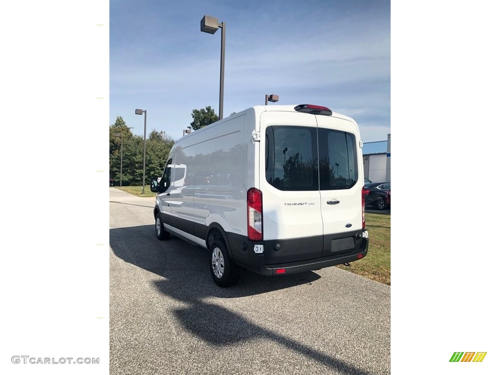 2019 Transit Van 250 MR Long - Oxford White / Charcoal black photo #3