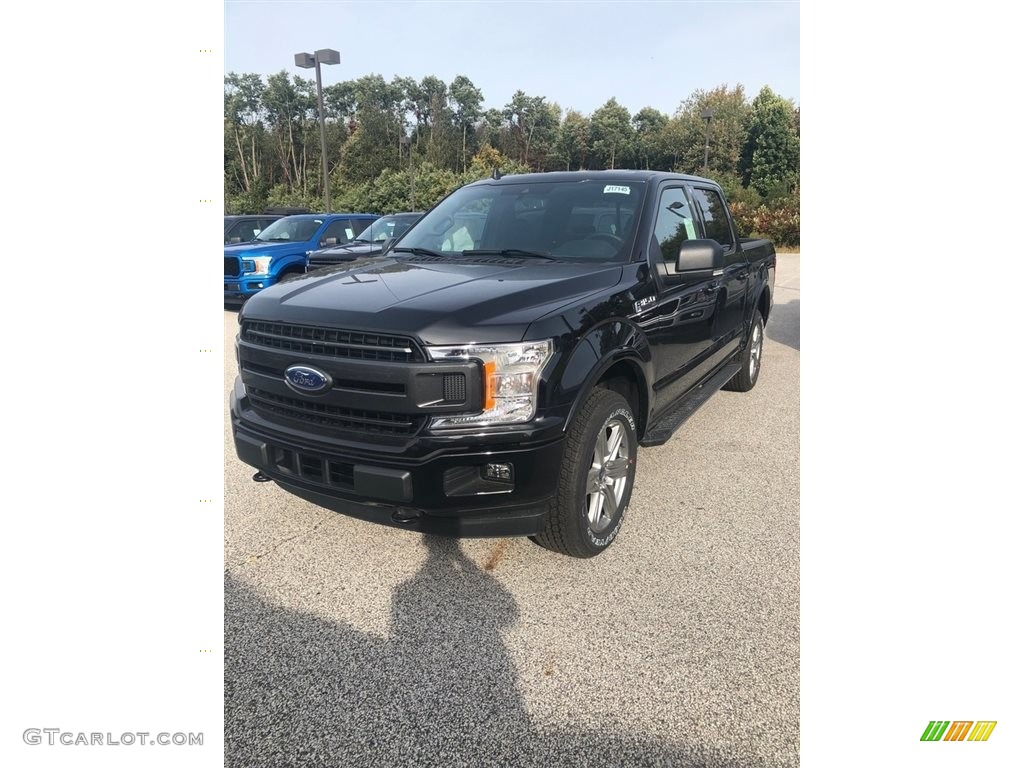 2019 F150 XLT SuperCrew 4x4 - Agate Black / Black photo #1