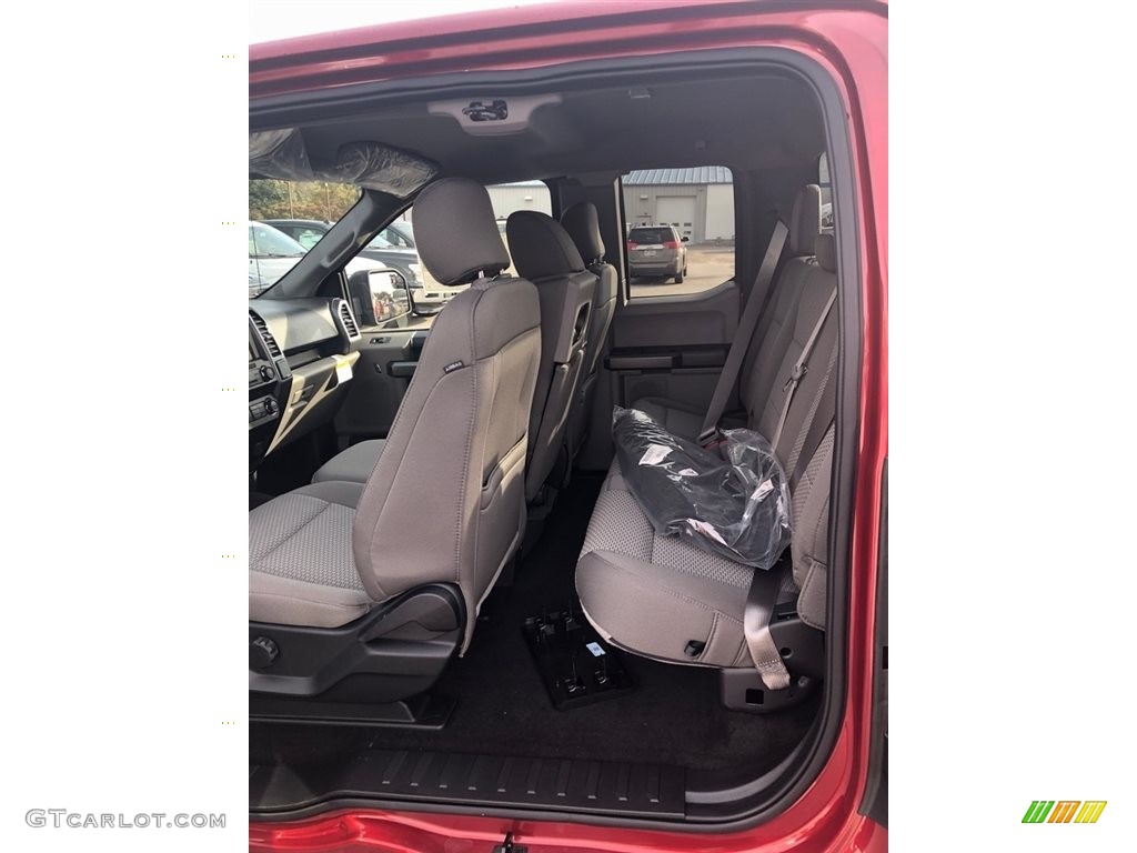 2019 F150 XLT SuperCab 4x4 - Ruby Red / Earth Gray photo #5