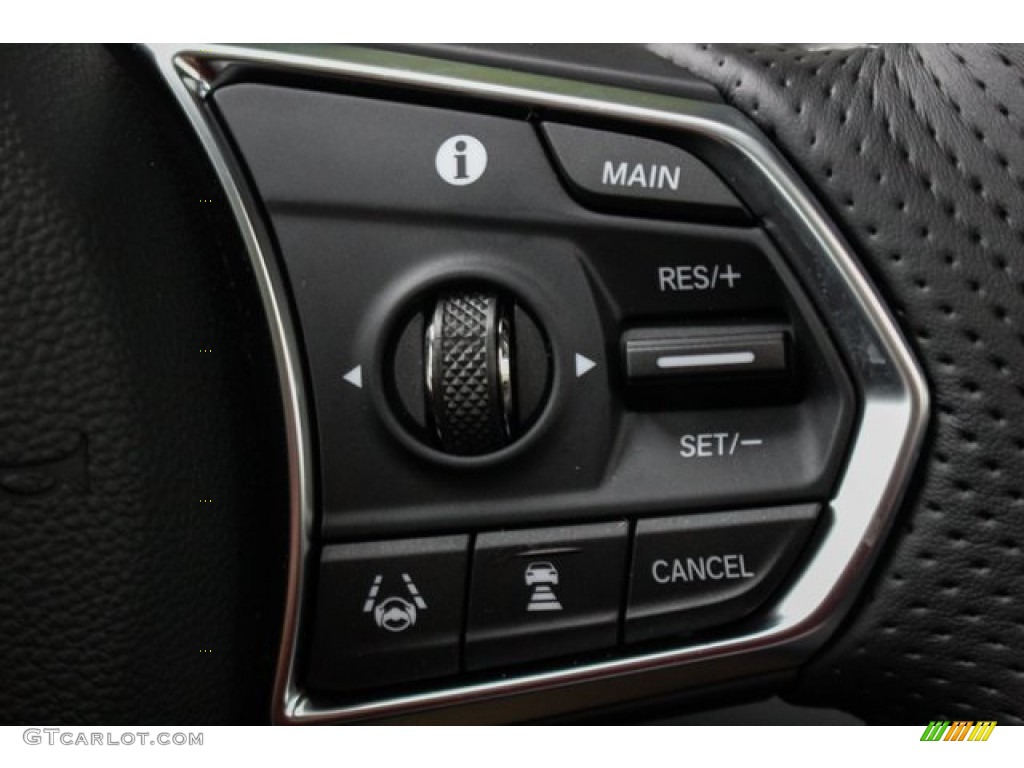 2020 Acura RDX A-Spec AWD Ebony Steering Wheel Photo #135719872