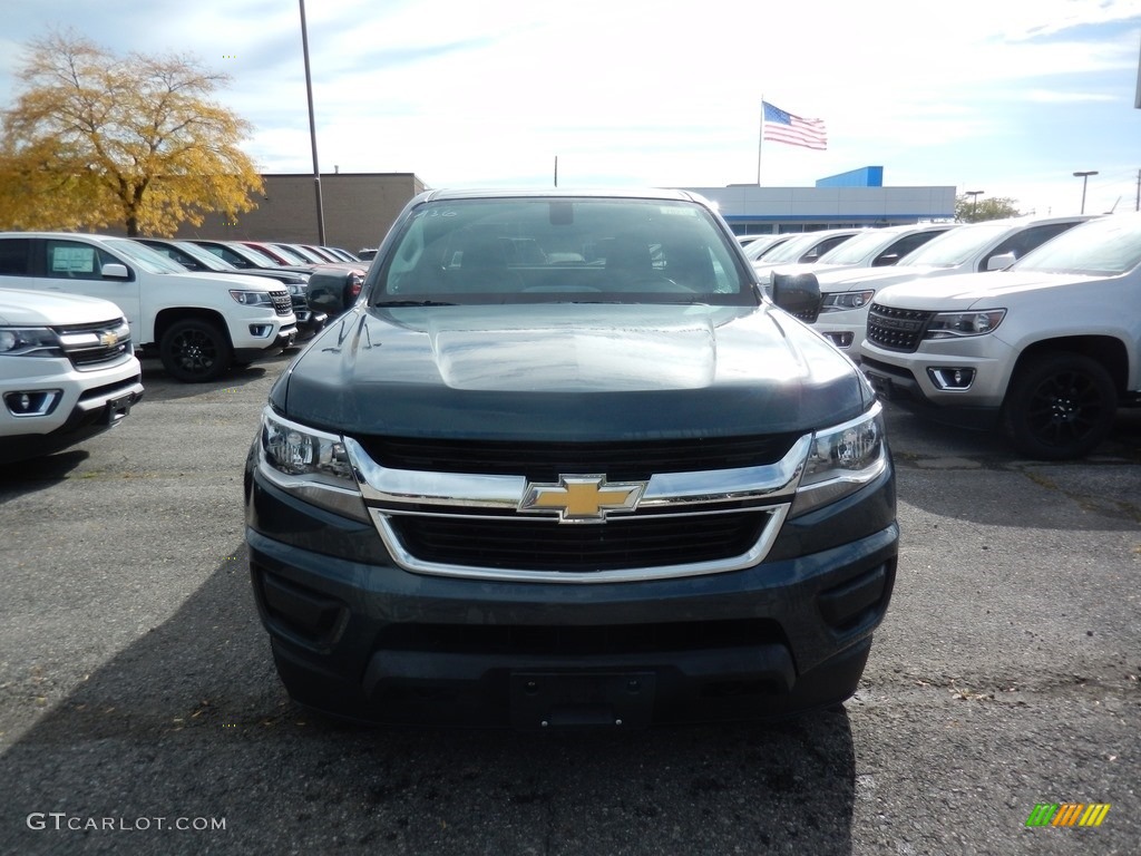 2019 Colorado WT Extended Cab 4x4 - Shadow Gray Metallic / Jet Black/Dark Ash photo #2