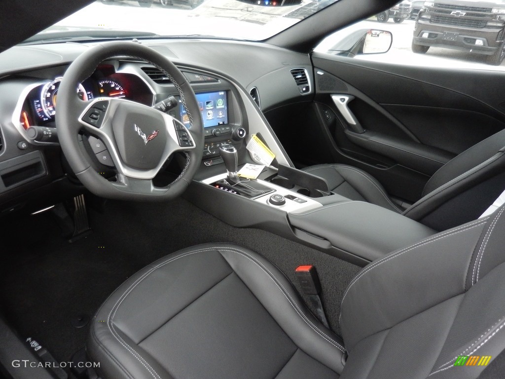 2019 Corvette Stingray Coupe - Black / Black photo #6