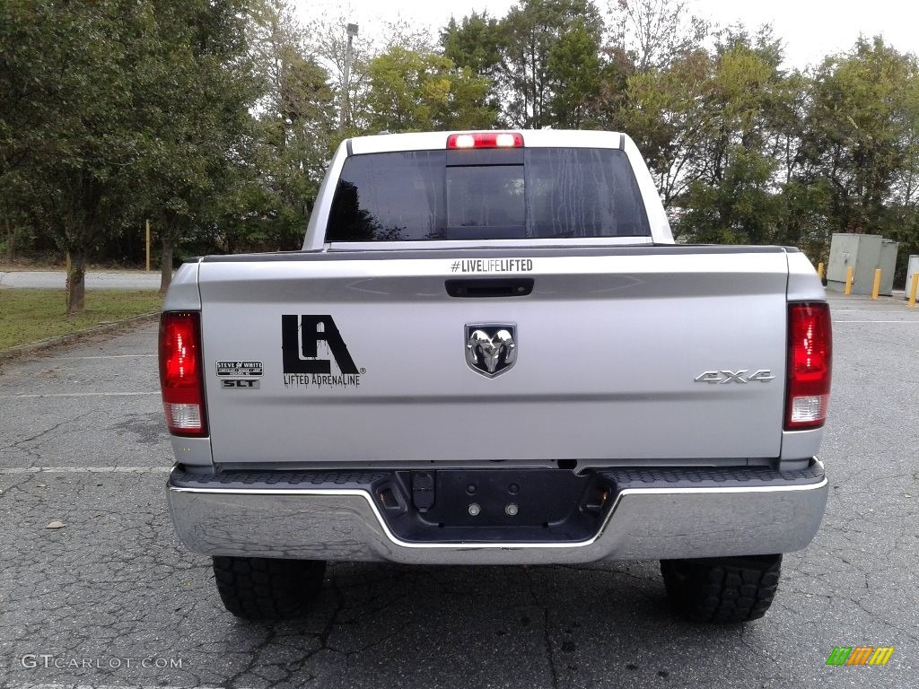 2018 1500 Big Horn Crew Cab 4x4 - Bright Silver Metallic / Black/Diesel Gray photo #7
