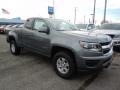 Satin Steel Metallic 2020 Chevrolet Colorado WT Extended Cab 4x4 Exterior