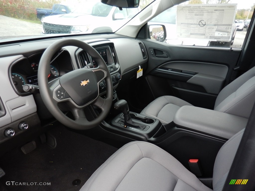Ash Gray/Jet Black Interior 2020 Chevrolet Colorado WT Extended Cab 4x4 Photo #135721303