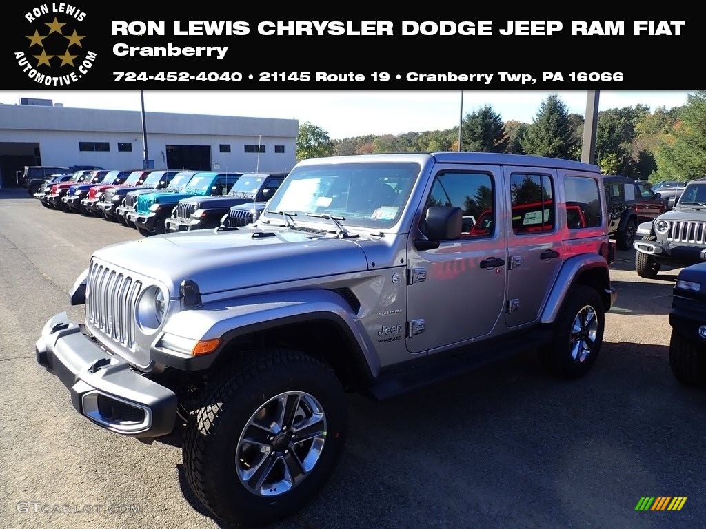 2020 Wrangler Unlimited Sahara 4x4 - Billet Silver Metallic / Black photo #1