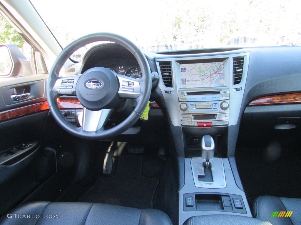 2010 Outback 2.5i Limited Wagon - Graphite Gray Metallic / Off Black photo #18