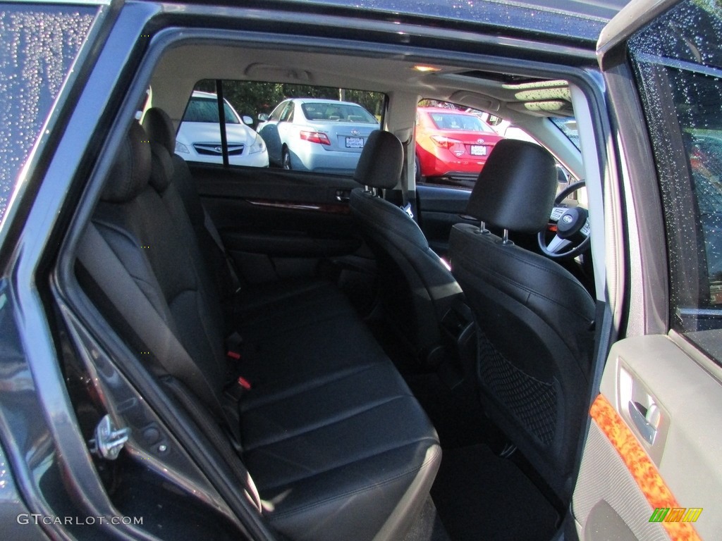 2010 Outback 2.5i Limited Wagon - Graphite Gray Metallic / Off Black photo #20