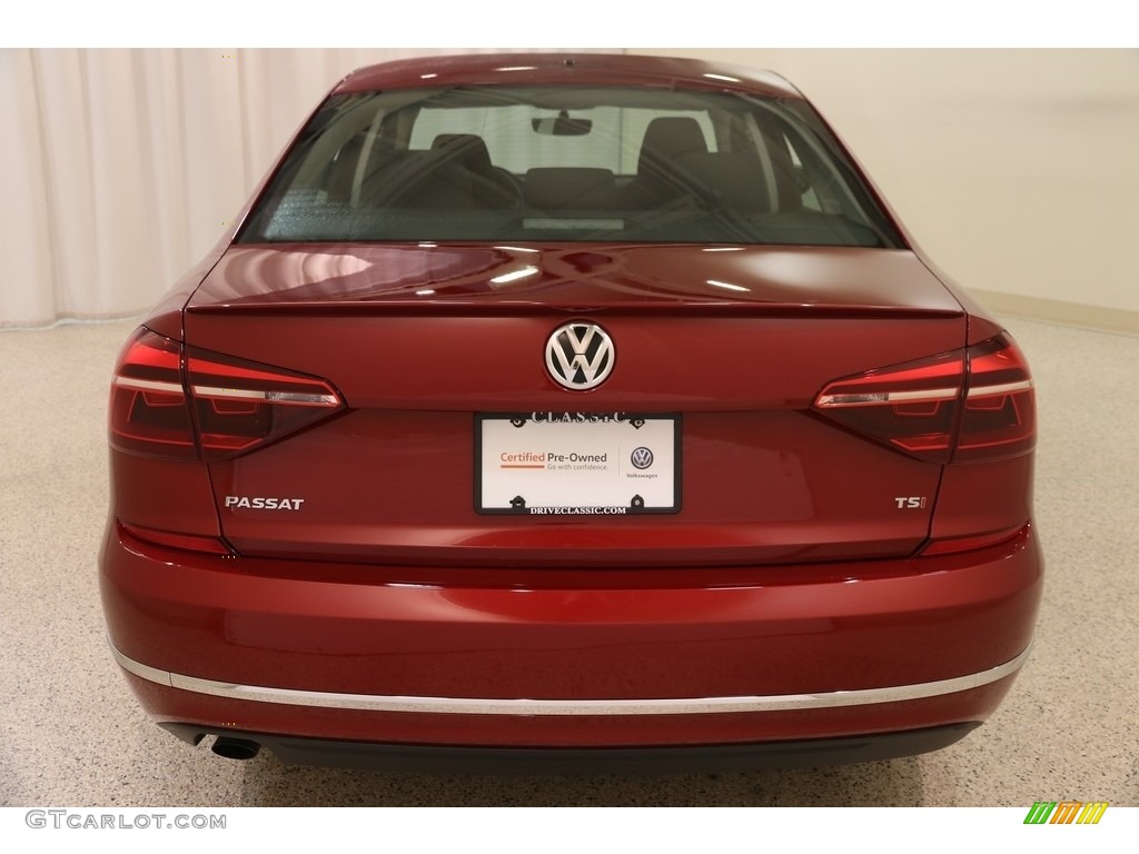 2018 Passat S - Fortana Red Metallic / Titan Black photo #14