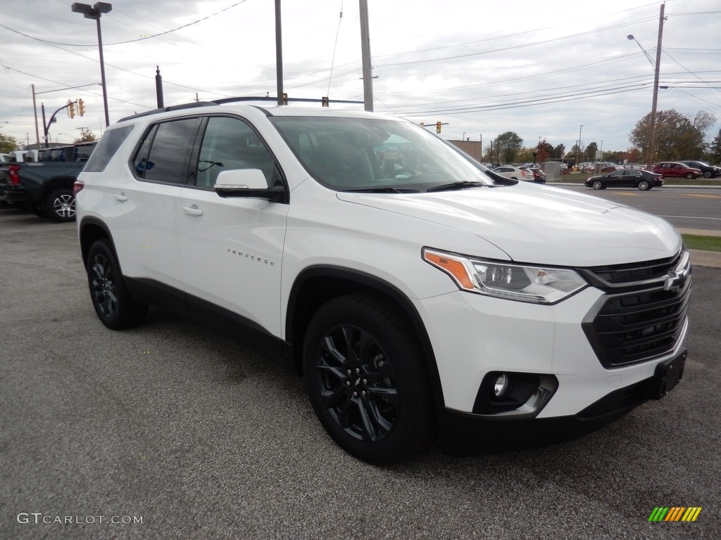 Summit White 2020 Chevrolet Traverse RS AWD Exterior Photo #135722356