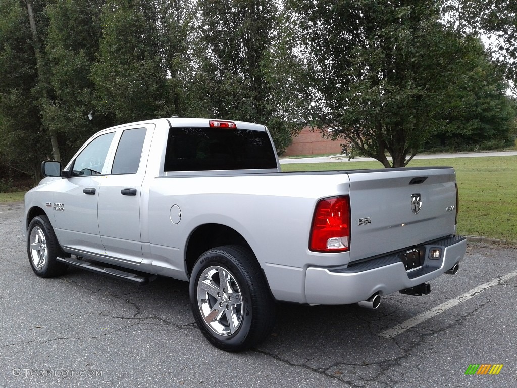 2017 1500 Express Quad Cab 4x4 - Bright Silver Metallic / Black/Diesel Gray photo #8