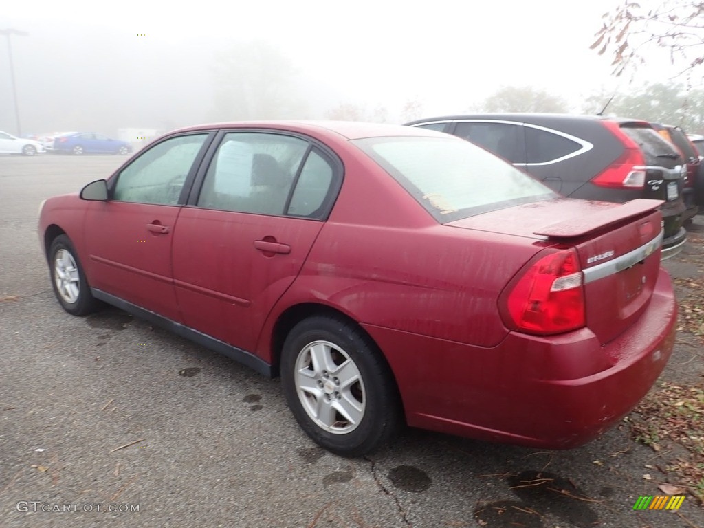 2005 Malibu LS V6 Sedan - Sport Red Metallic / Neutral Beige photo #2