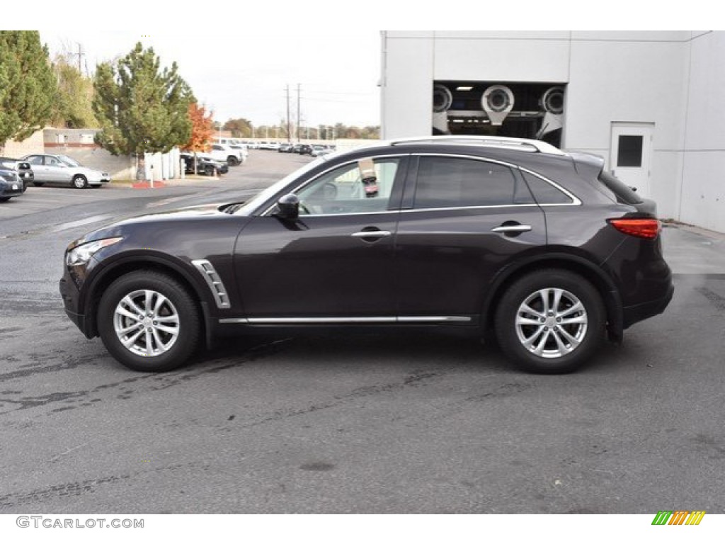 2013 FX 37 AWD - Midnight Mocha / Wheat photo #3