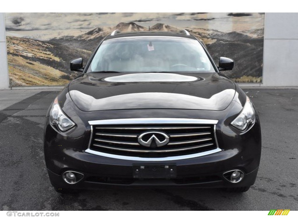 2013 FX 37 AWD - Midnight Mocha / Wheat photo #8