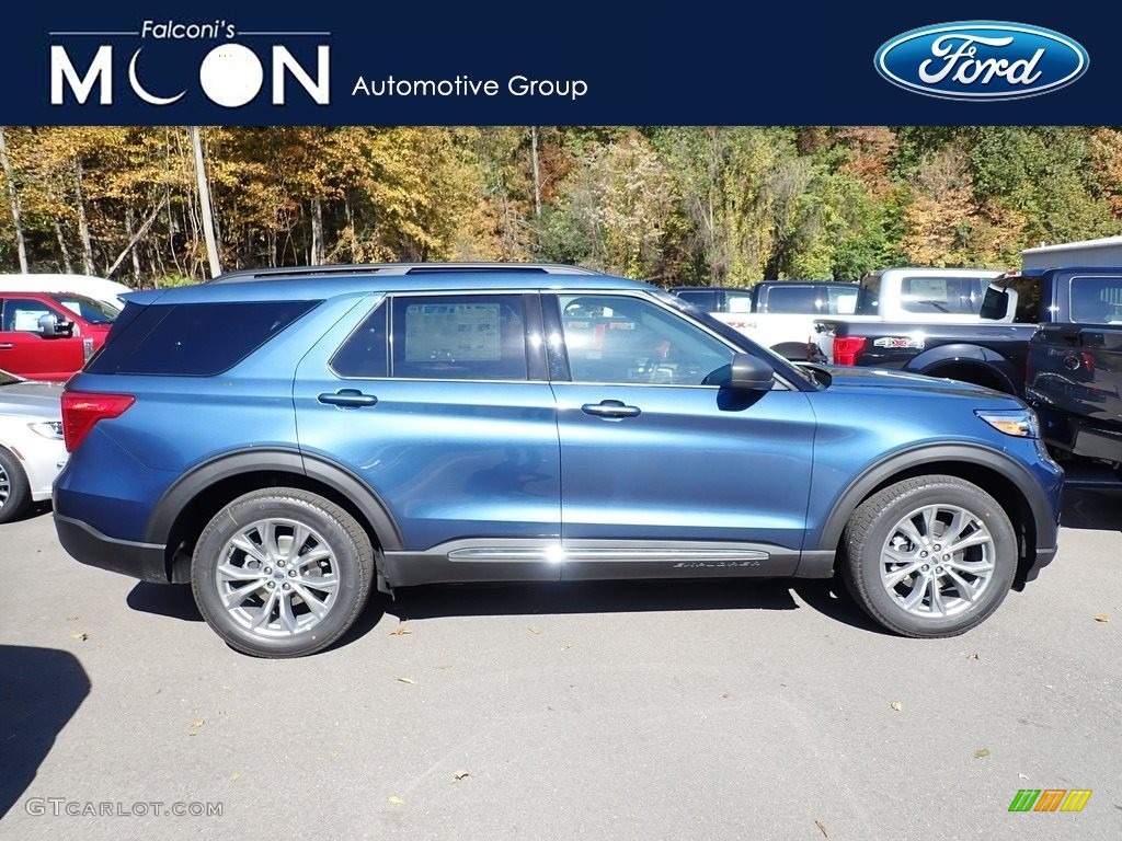 Blue Metallic Ford Explorer