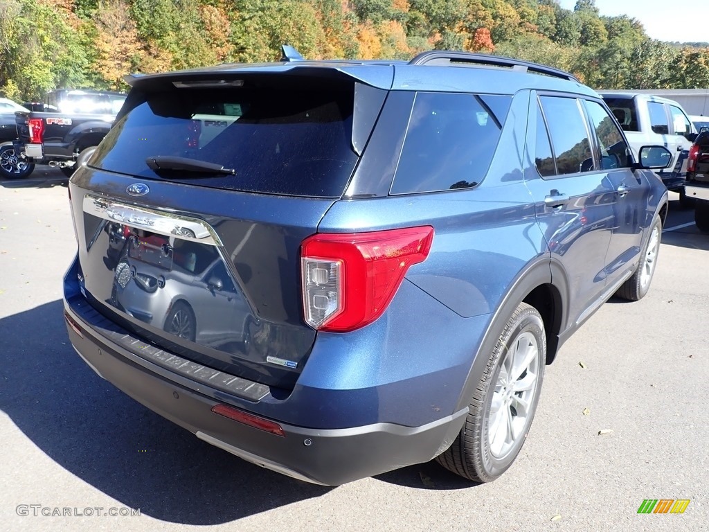 2020 Explorer XLT 4WD - Blue Metallic / Ebony photo #2
