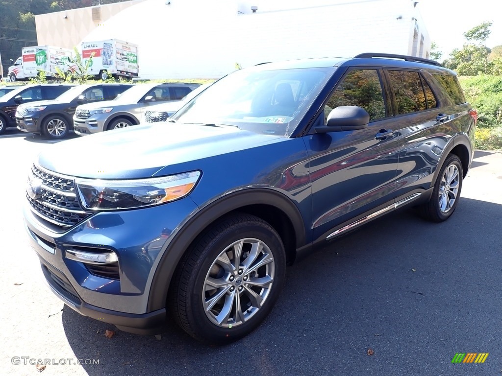 2020 Explorer XLT 4WD - Blue Metallic / Ebony photo #5