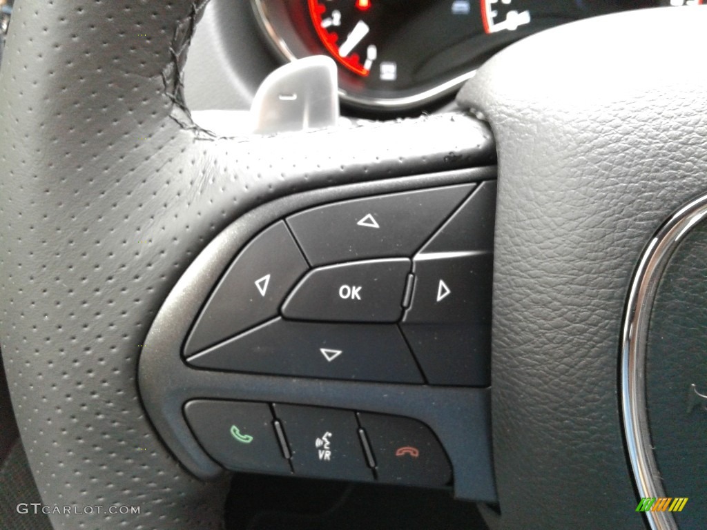 2020 Dodge Durango GT AWD Black Steering Wheel Photo #135727018
