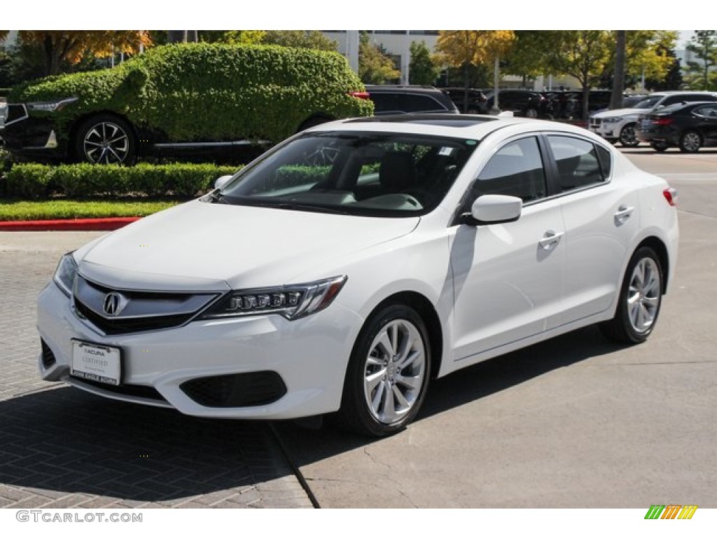 2017 ILX Technology Plus - Bellanova White Pearl / Ebony photo #3