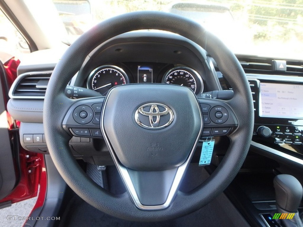2020 Toyota Camry LE Black Steering Wheel Photo #135728462