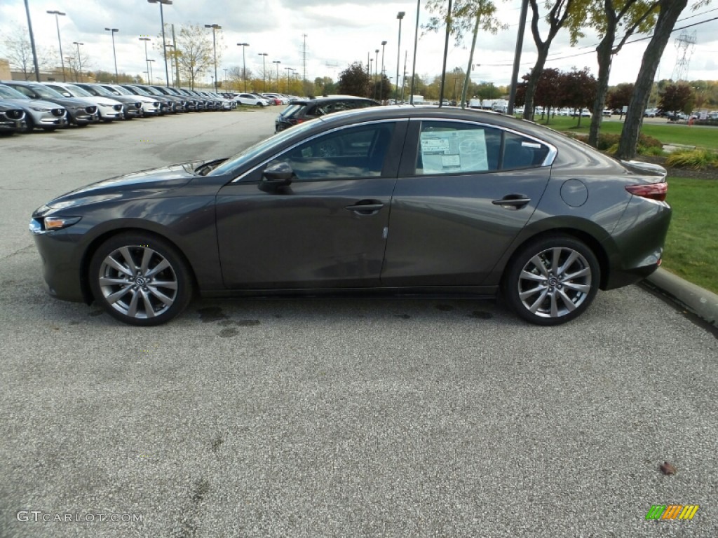 Machine Gray Metallic 2020 Mazda MAZDA3 Select Sedan Exterior Photo #135729098