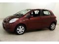 2010 Carmine Red Metallic Toyota Yaris 5 Door Liftback  photo #3