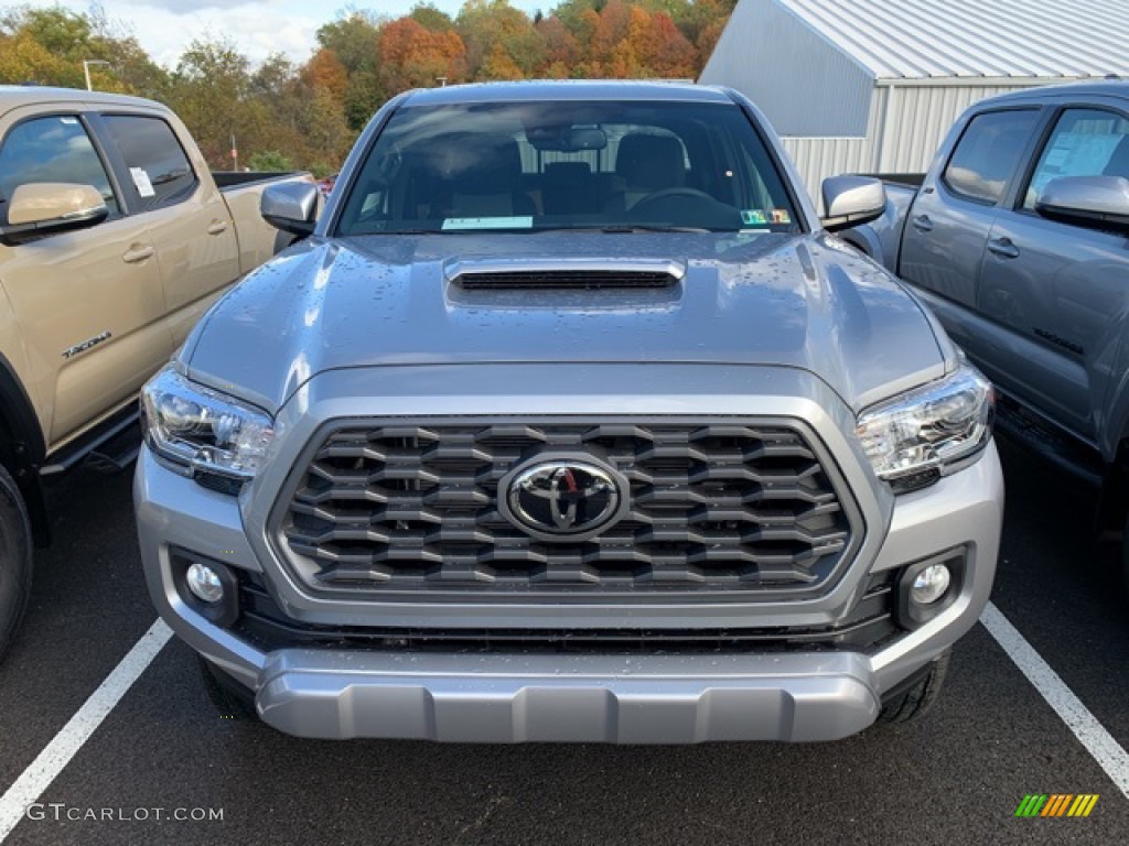 2020 Tacoma TRD Sport Double Cab 4x4 - Silver Sky Metallic / TRD Cement/Black photo #5