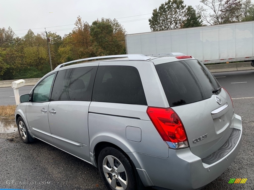 2007 Quest 3.5 S - Silver Mist Metallic / Gray photo #5