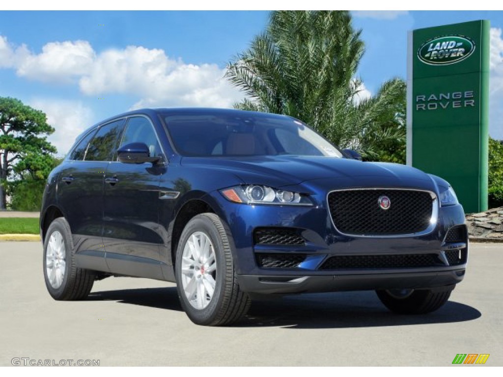 Portofino Blue Metallic 2020 Jaguar F-PACE 25t Prestige Exterior Photo #135734609
