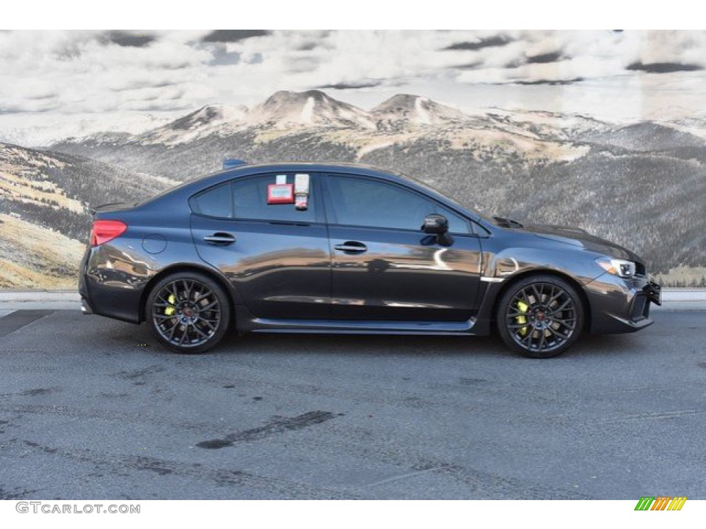 Dark Gray Metallic 2018 Subaru WRX STI Limited Exterior Photo #135734816
