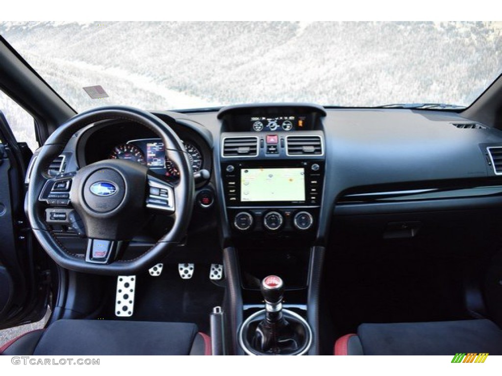 2018 Subaru WRX STI Limited Carbon Black Dashboard Photo #135735038