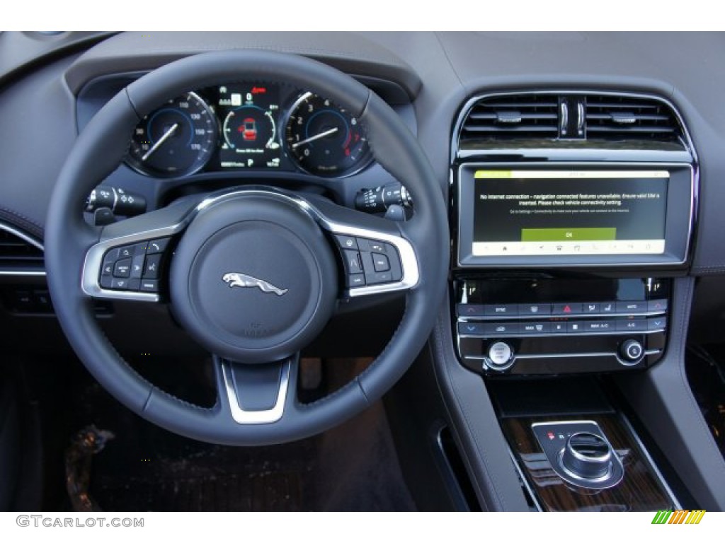 2020 Jaguar F-PACE 25t Prestige Light Oyster Dashboard Photo #135735074