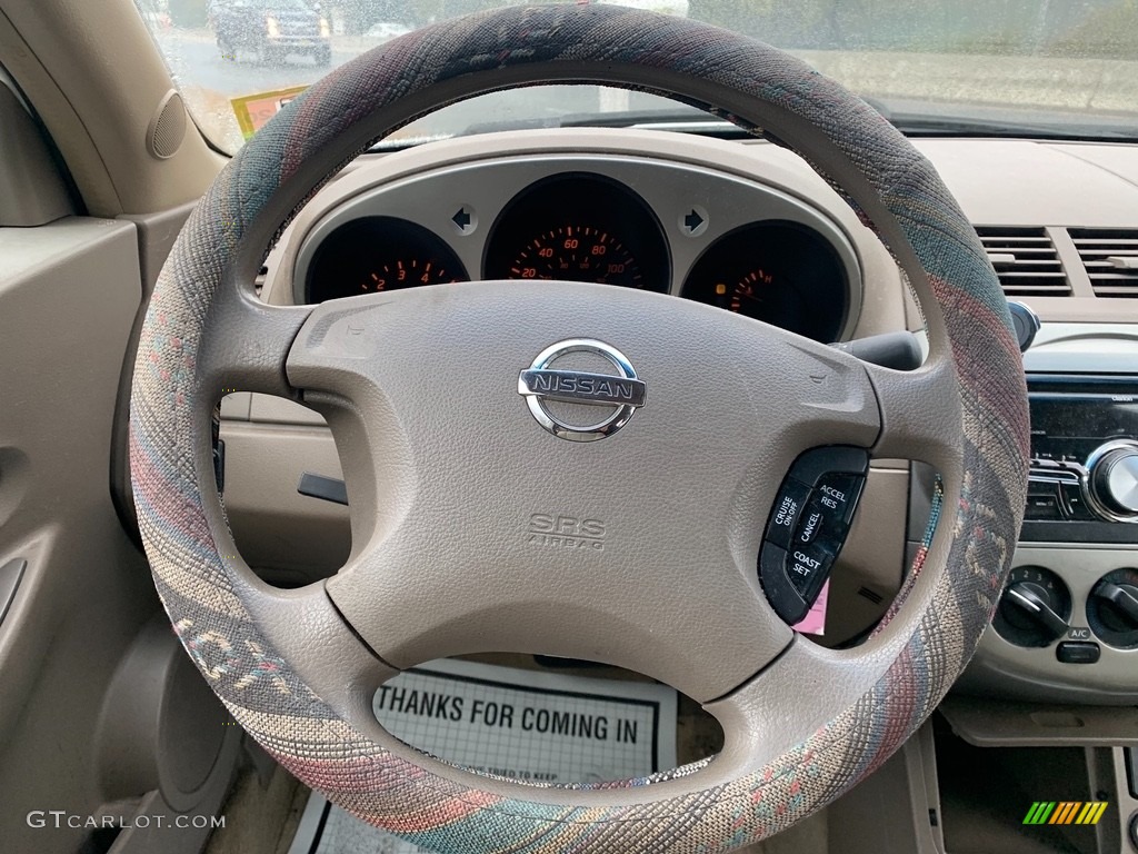 2003 Altima 2.5 S - Satin White Pearl / Blond photo #17