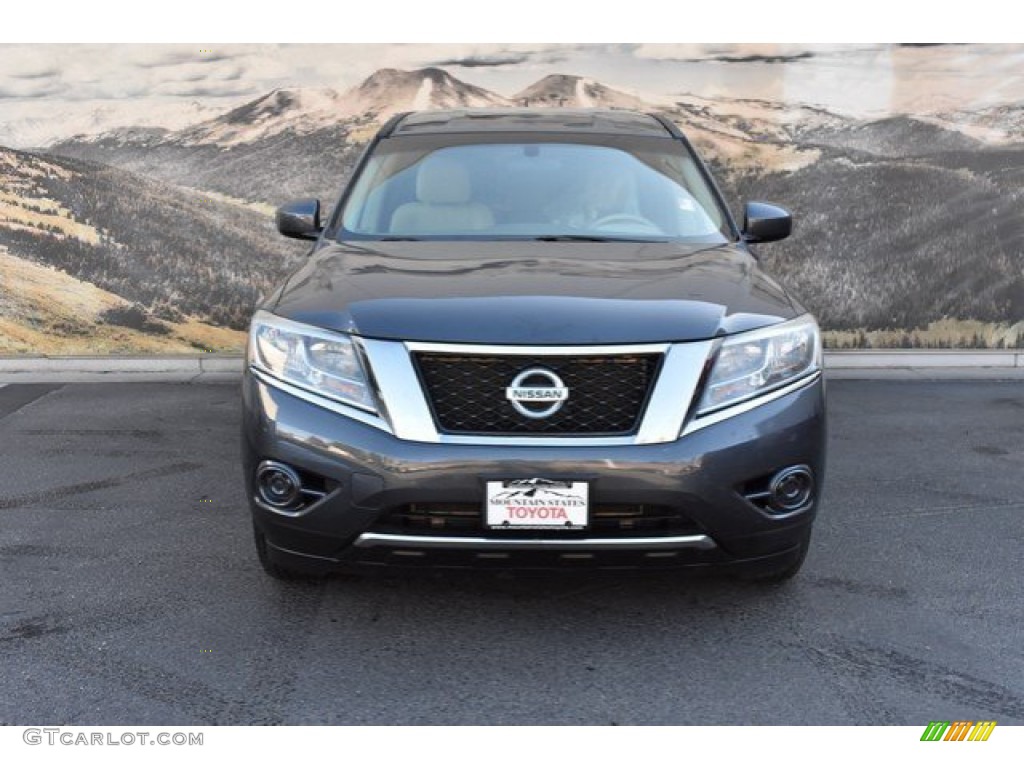 2013 Pathfinder S 4x4 - Dark Slate / Almond photo #4