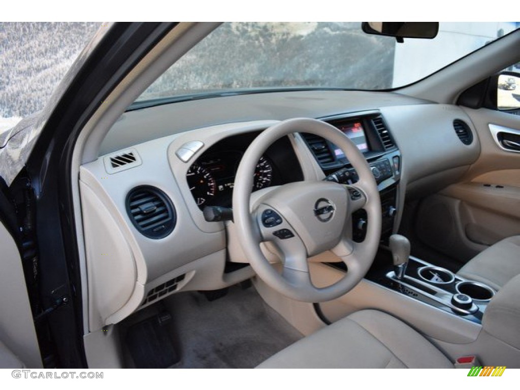 2013 Pathfinder S 4x4 - Dark Slate / Almond photo #10