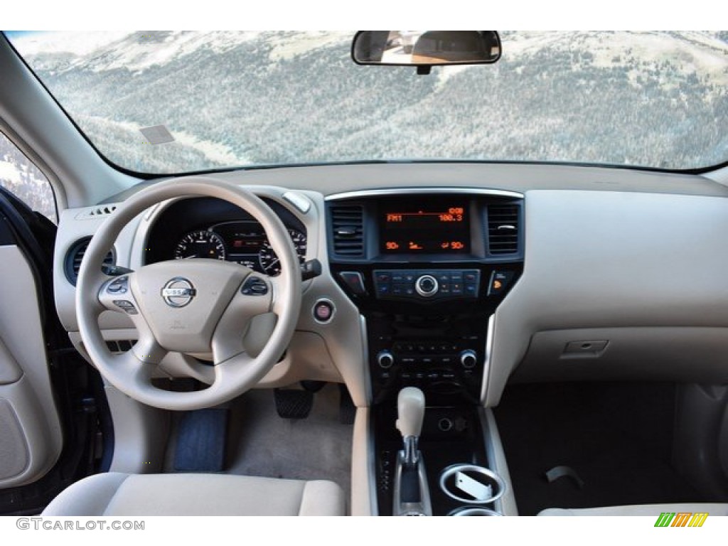 2013 Pathfinder S 4x4 - Dark Slate / Almond photo #13