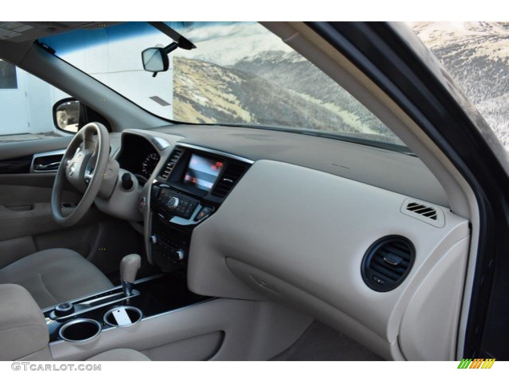 2013 Pathfinder S 4x4 - Dark Slate / Almond photo #16