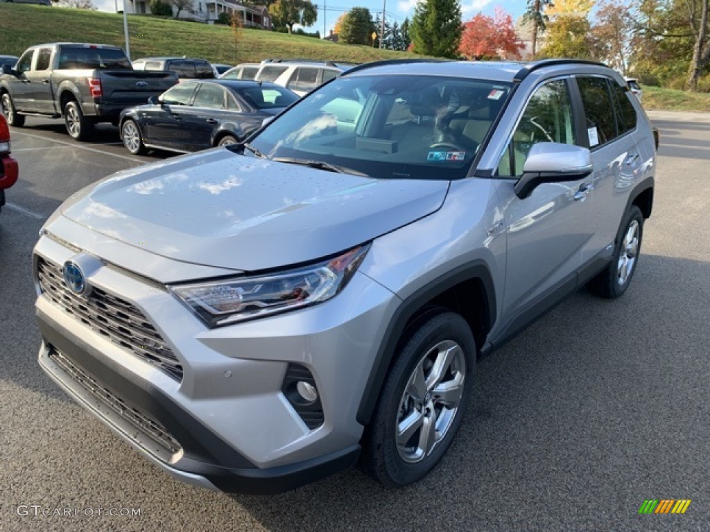 Silver Sky Metallic 2019 Toyota RAV4 Limited AWD Hybrid Exterior Photo #135736229