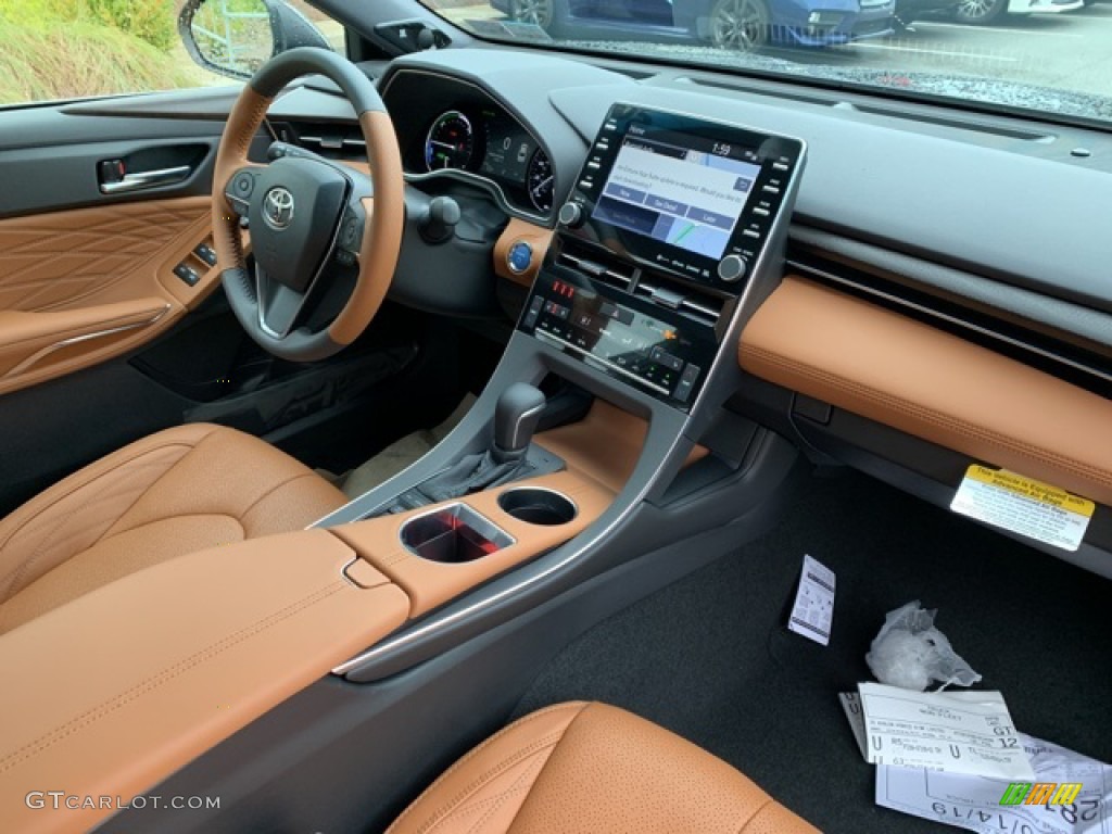 2020 Toyota Avalon Hybrid Limited Cognac Dashboard Photo #135737282