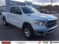 2020 Bright White Ram 1500 Big Horn Quad Cab 4x4  photo #1