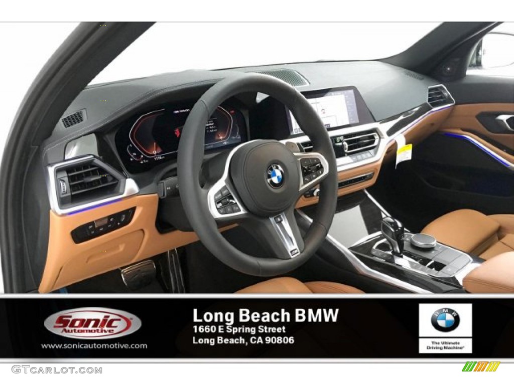 2020 3 Series M340i Sedan - Alpine White / Cognac photo #4