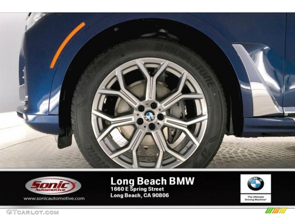 2020 X7 xDrive40i - Phytonic Blue Metallic / Coffee photo #9